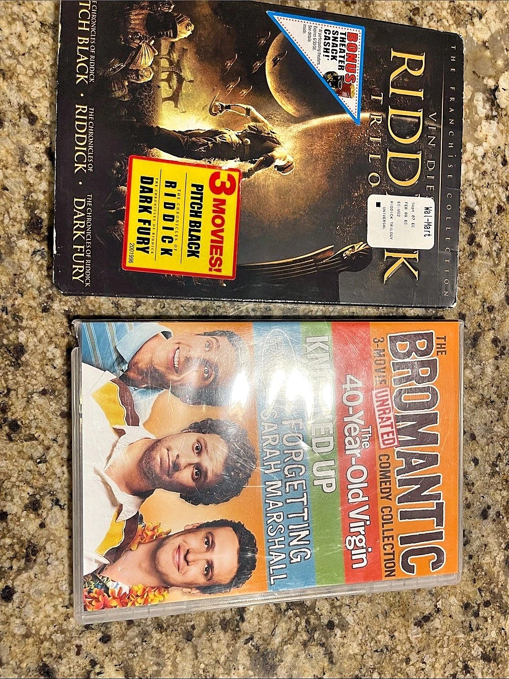 Warner Bros. Riddick / The 40-Year-Old Virgin. 2-Movie DVD Set